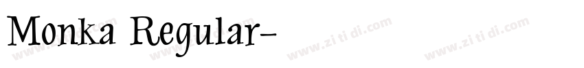 Monka Regular字体转换